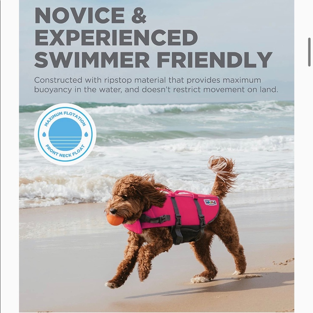 Outward Hound Dog Life Jacket-size Medium and Small-brand new with tags!